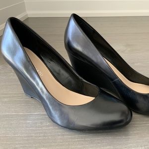 Franco Sarto, Black Wedge, Size US 9.5